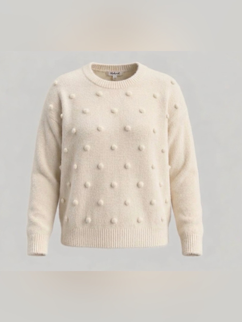 madewell bobble pullover sweater
